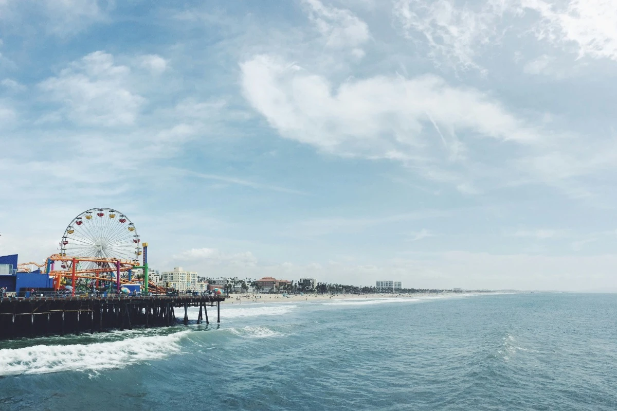 santa monica pier california